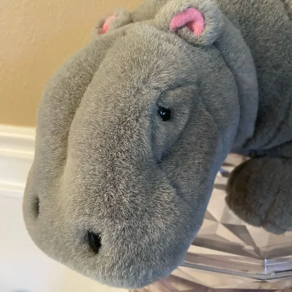 Plush Hippo Small of the Wild 1995 Plush Hippo 16 inch